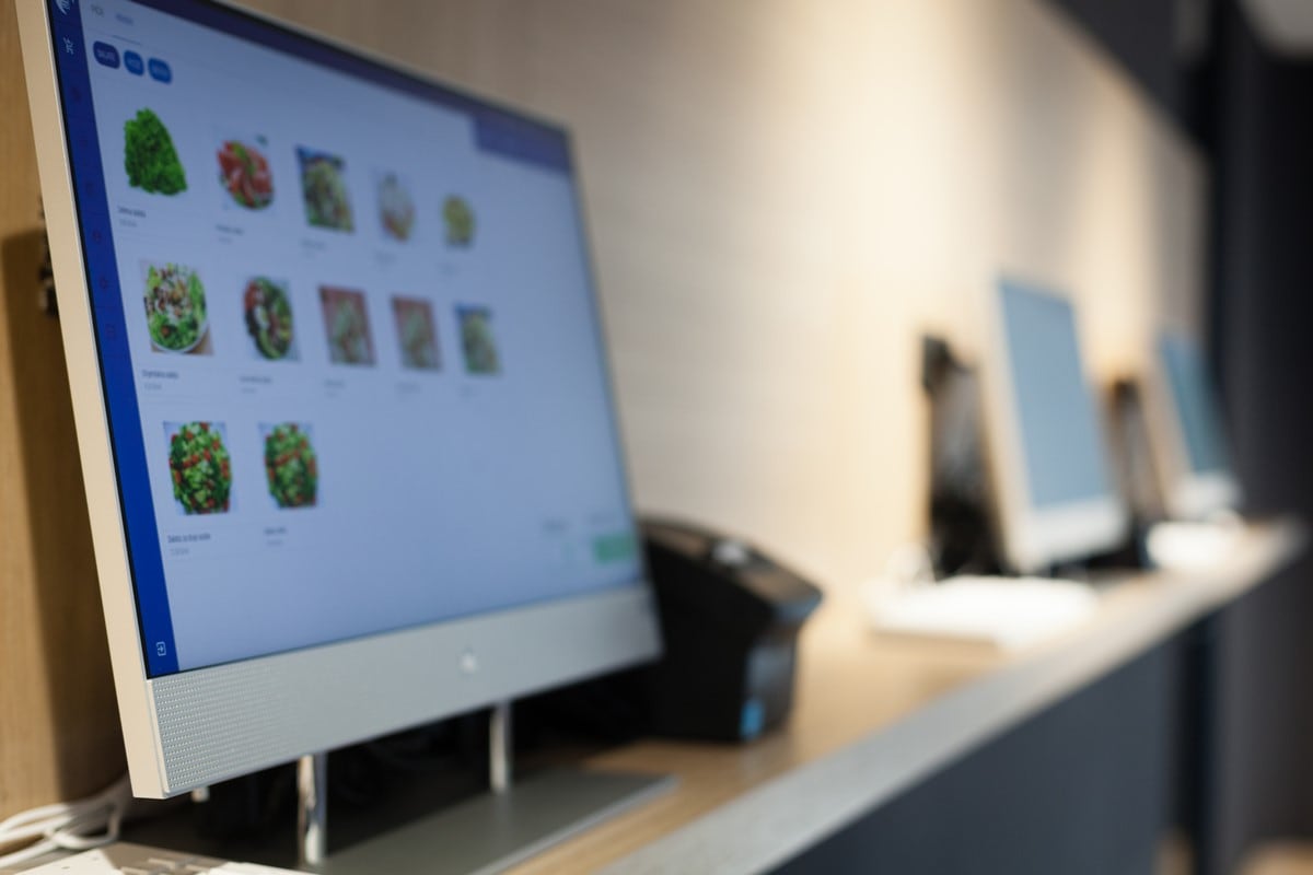 FI-WE softver na POS monitoru — prikaz artikala i cijena